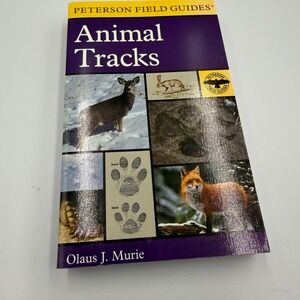 Peterson Field Guide Animal Tracks Olaus J‎ Murie 2nd Edition Paperback